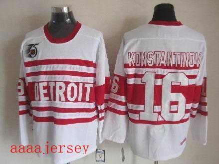 Detroit Red Wings retro ice hockey jersey M-3XL 底特律红翼队复古冰球服