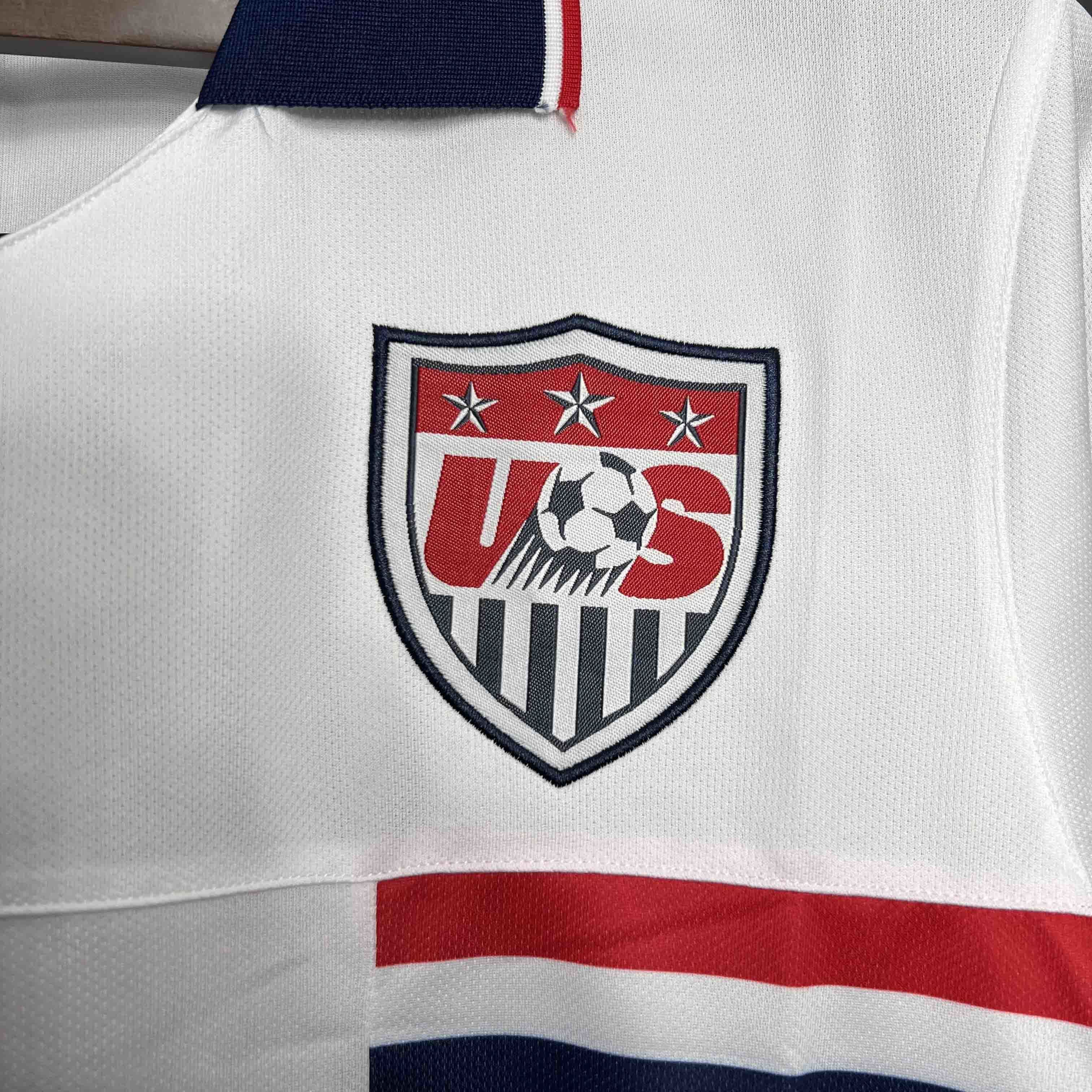 1995 USA Home Kit Vintage Football Apparel AAAAJerseys Dropshipping Yupoo 2