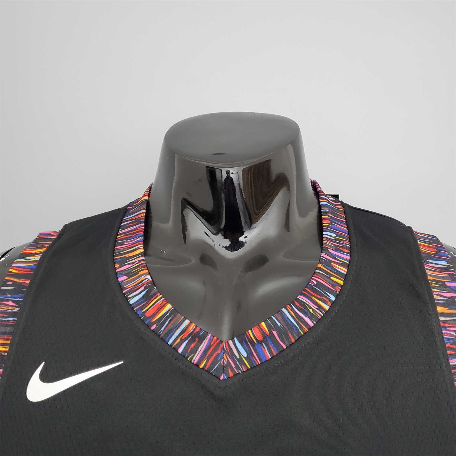 brooklyn#21 Brooklyn Nets City version black 3