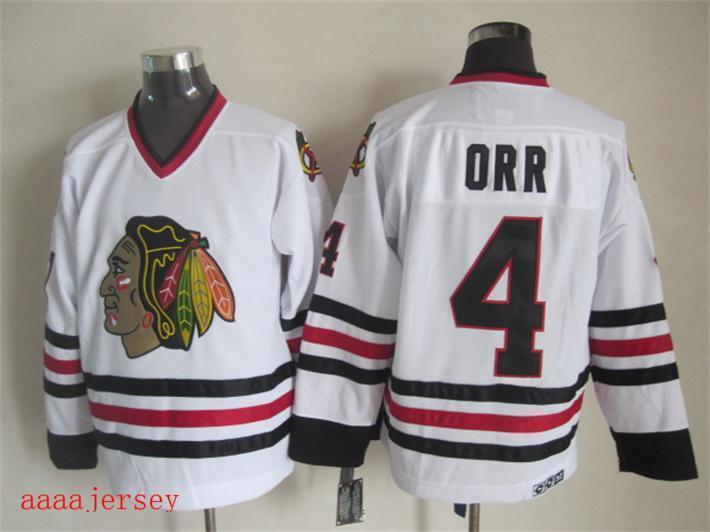 Chicago Blackhawks retro ice hockey jersey M-3XL 芝加哥黑鹰队复古冰球服 5
