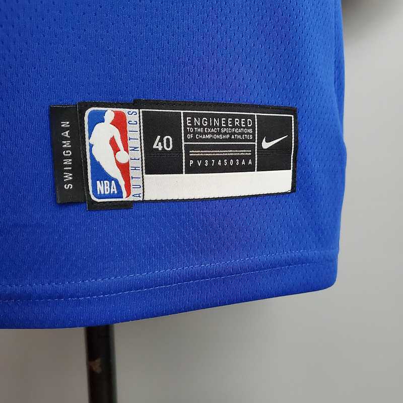 Tram version DURANT#35 Golden State Warriors blue 7