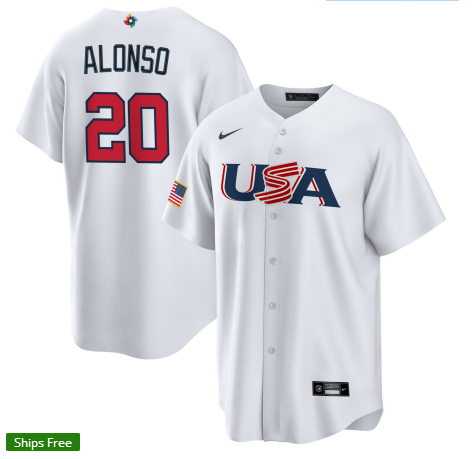 USA 2023 World Cup Baseball Jerseys 40
