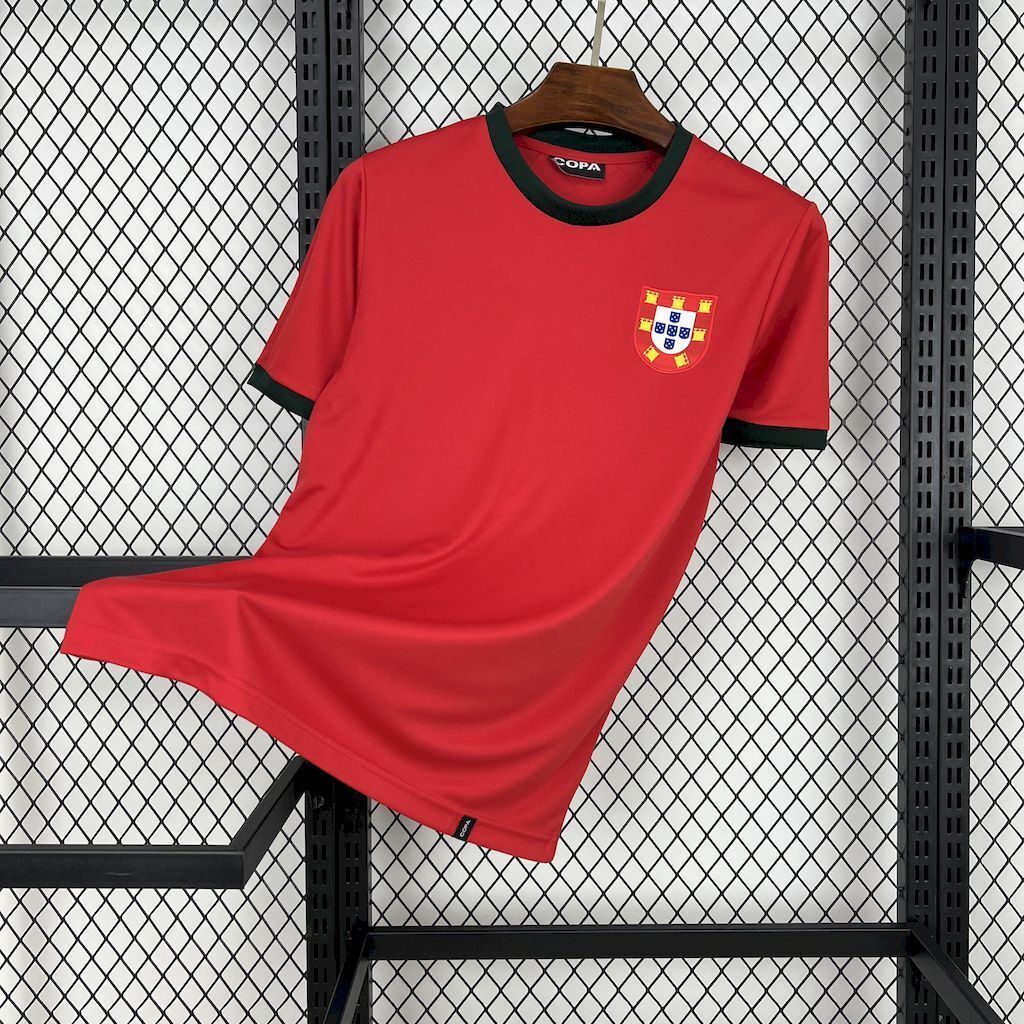 66-69 Portugal Home Retro Kit Vintage Shirt AAAAJersey Supplier Yupoo