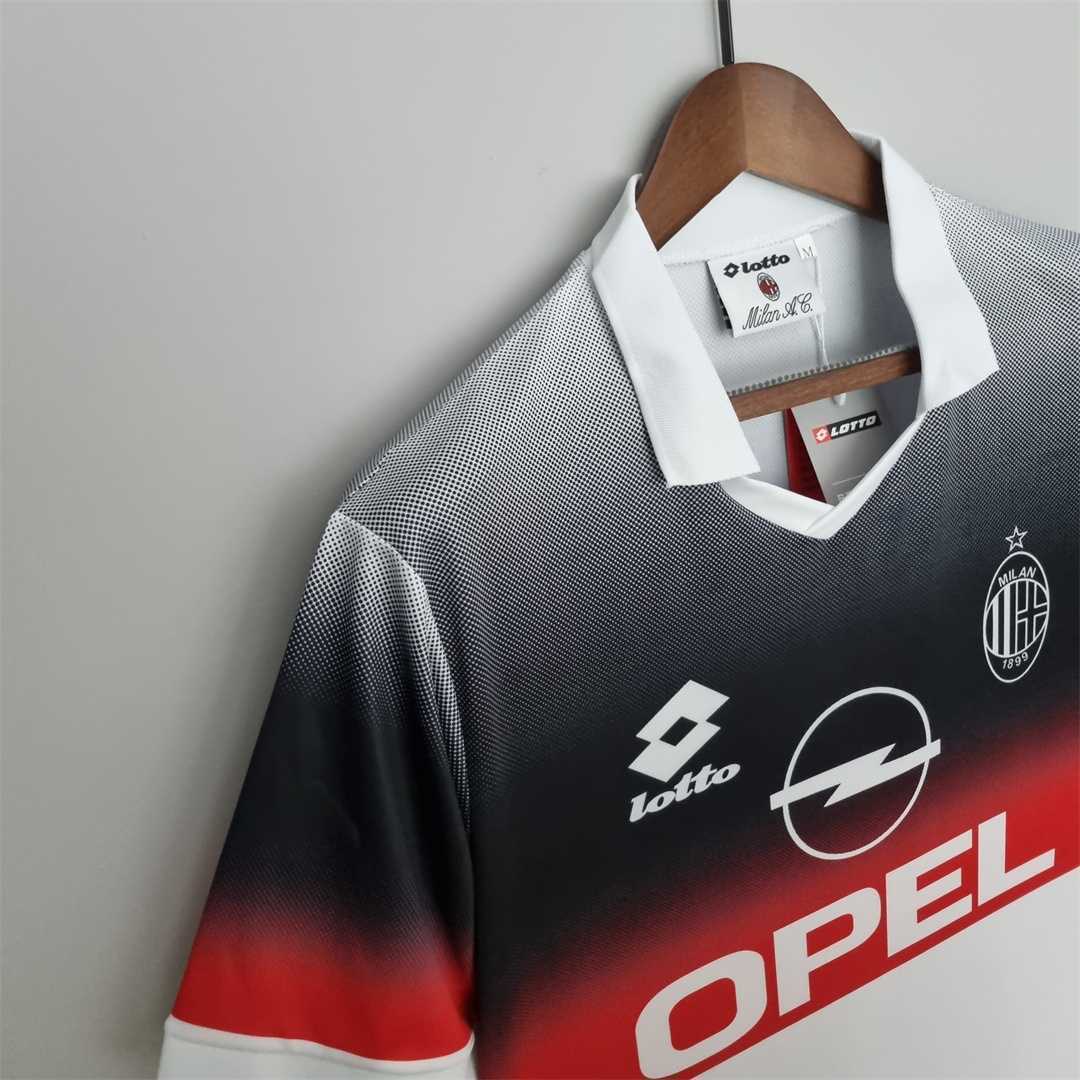 95-96 AC Milan training suit blackwhite 5