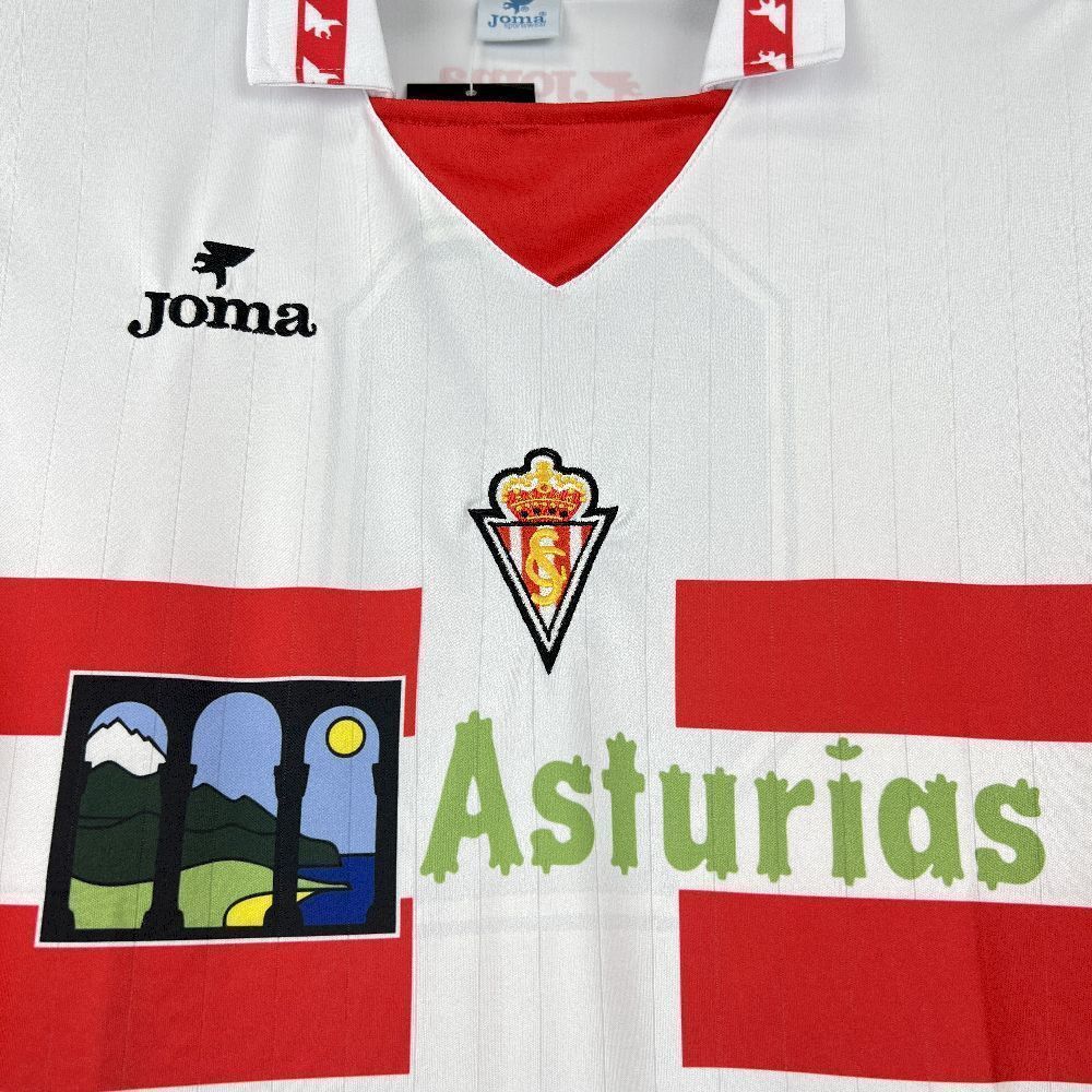 1996-97 Sporting de Gijón Away Retro Kit Vintage Shirt Football Uniforms AAAAJersey Supplier Yu 2