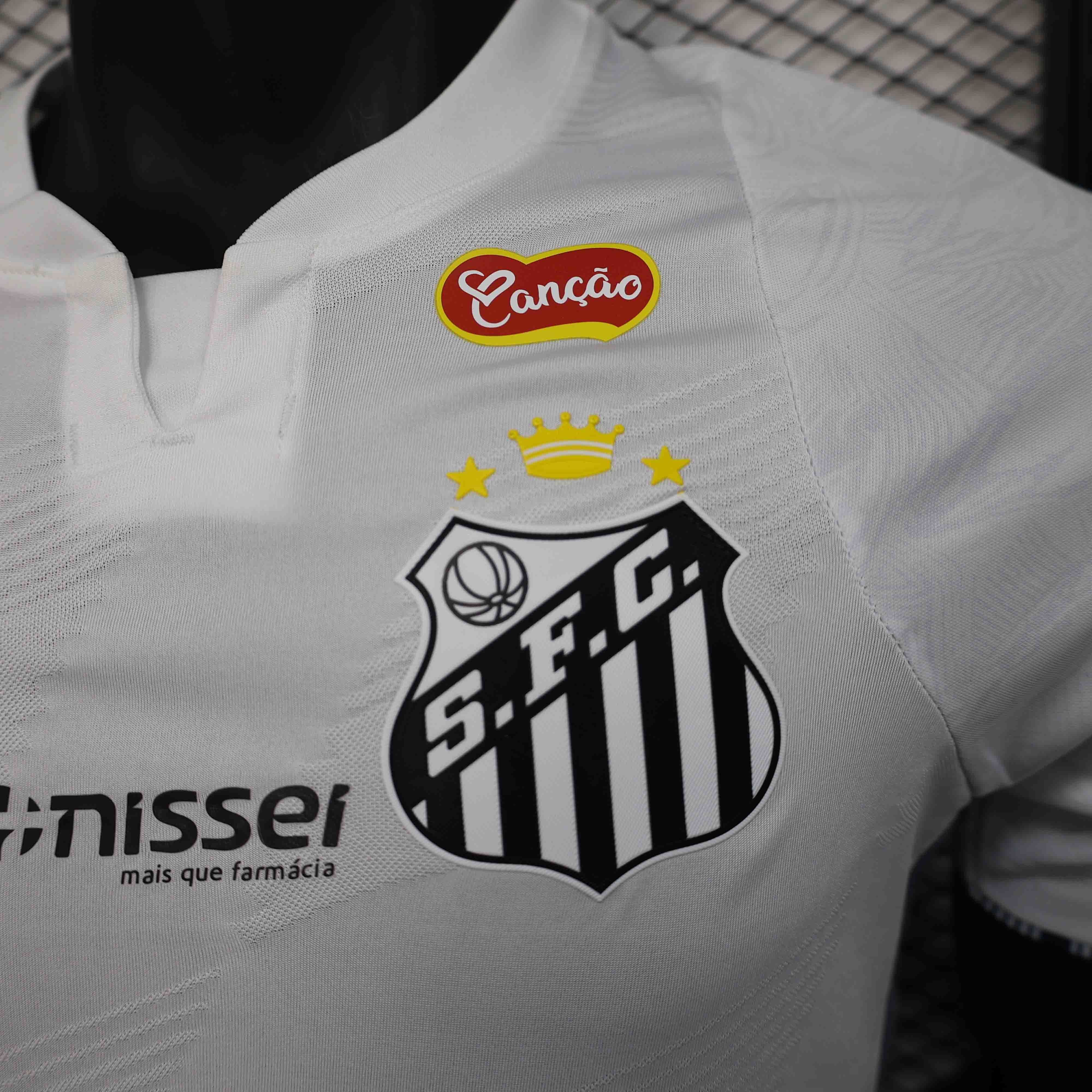 24-25 Santos Home All Sponsor Kit Player Version Shirt AAAAJersey Supplier Yupoo 2
