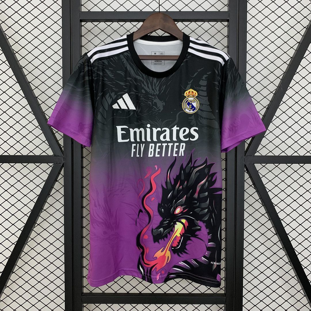 25-26 Real Madrid Dragon Fire Special Edition Shirt Football Uniform AAAAJersey Dropship Yupoo