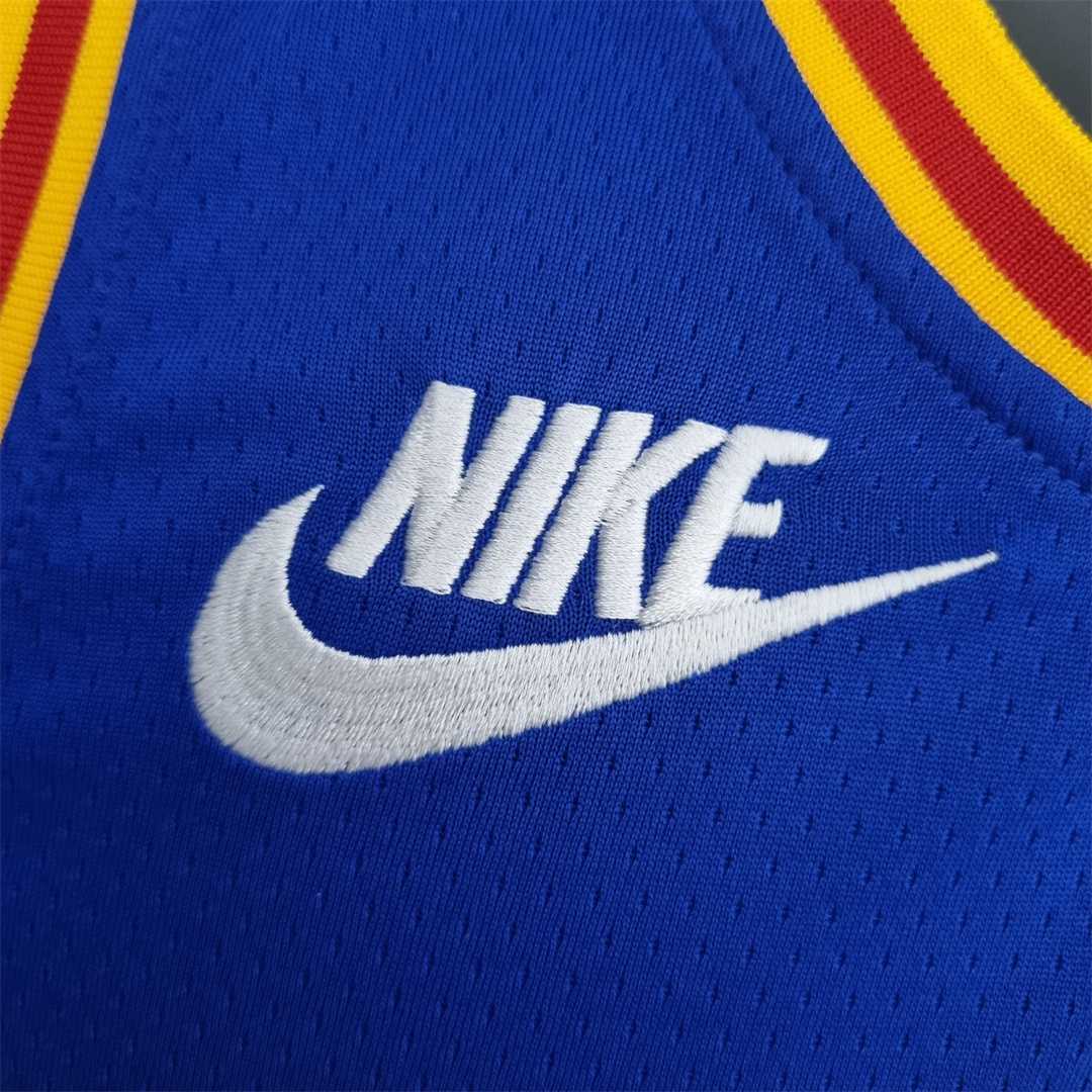 Toscano#95 Golden State Warriors Mexico Exclusive Blue NBA Jersey 1