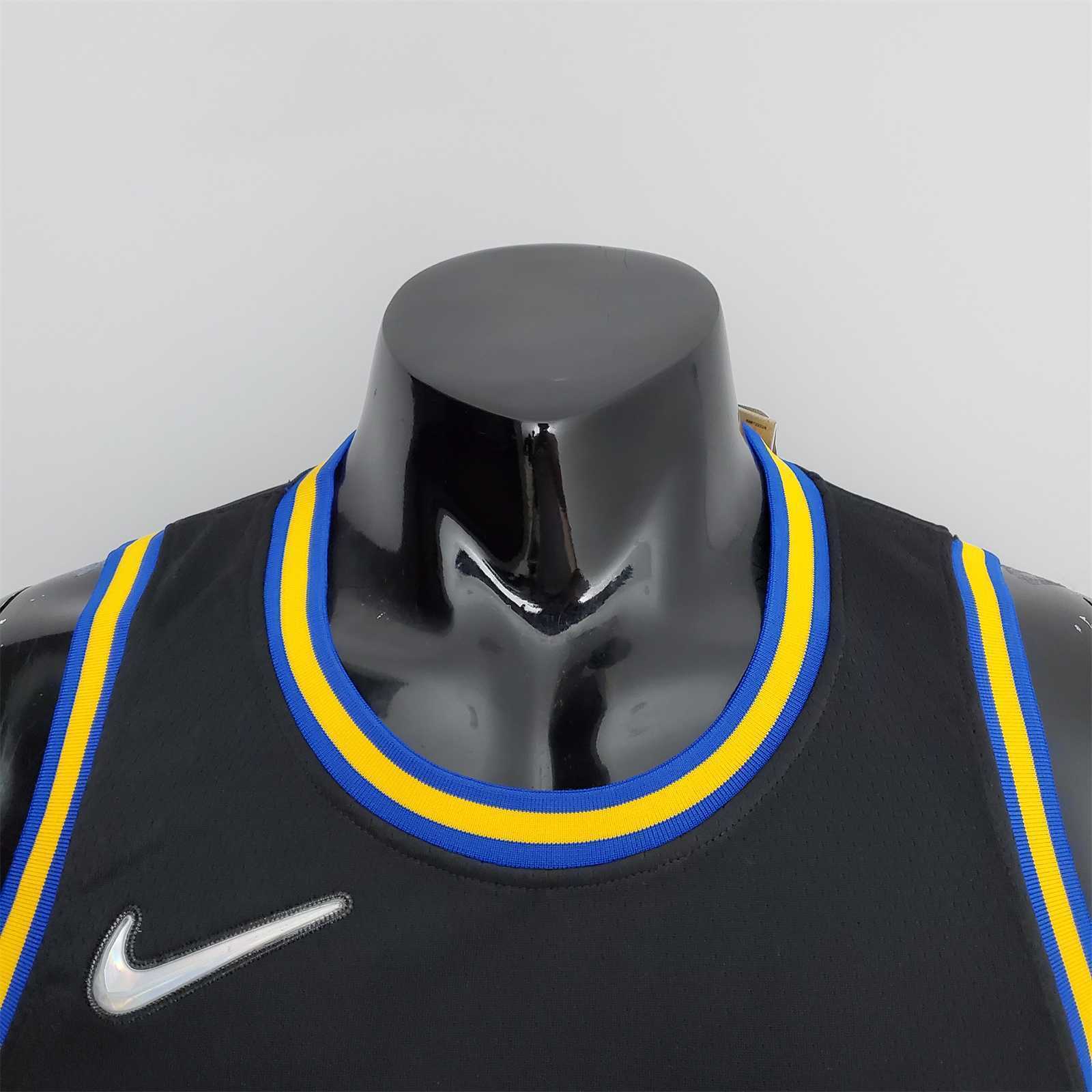 2022 75th Anniversary Golden State Warriors TOSCANO#95 Mexico Edition Black NBA Jersey 8