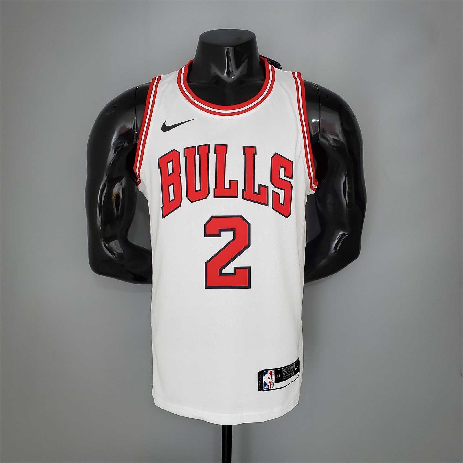 BALL#2 Chicago Bulls white