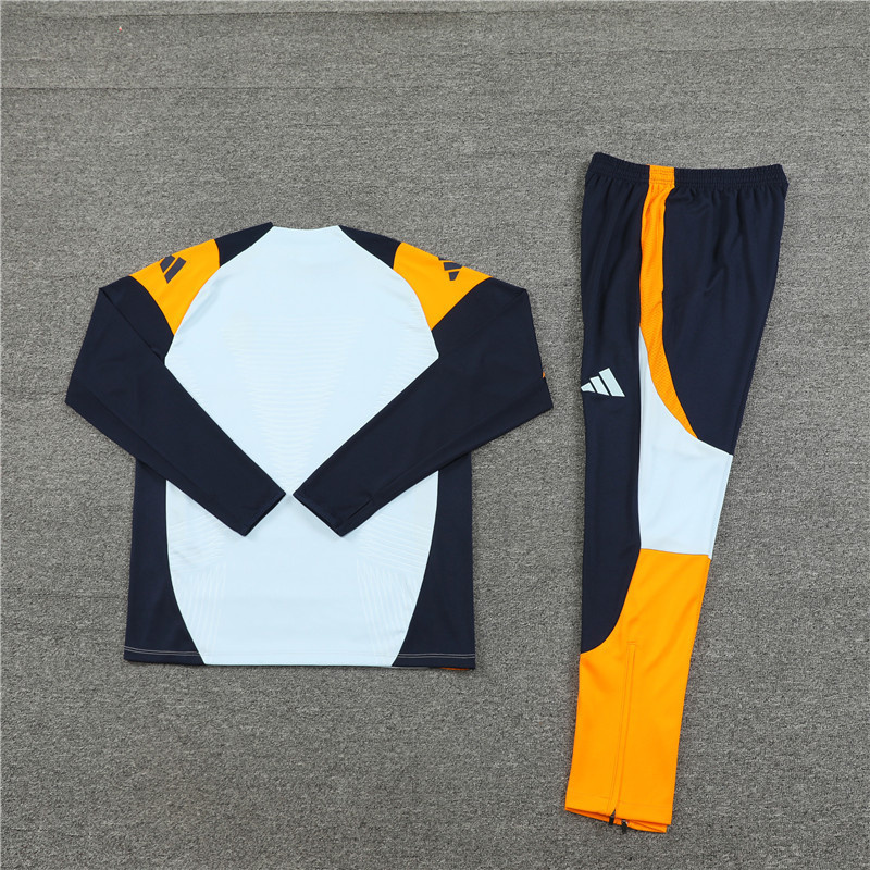 24-25 Real Madrid Long Sleeve Training Suit Football Shirts 2