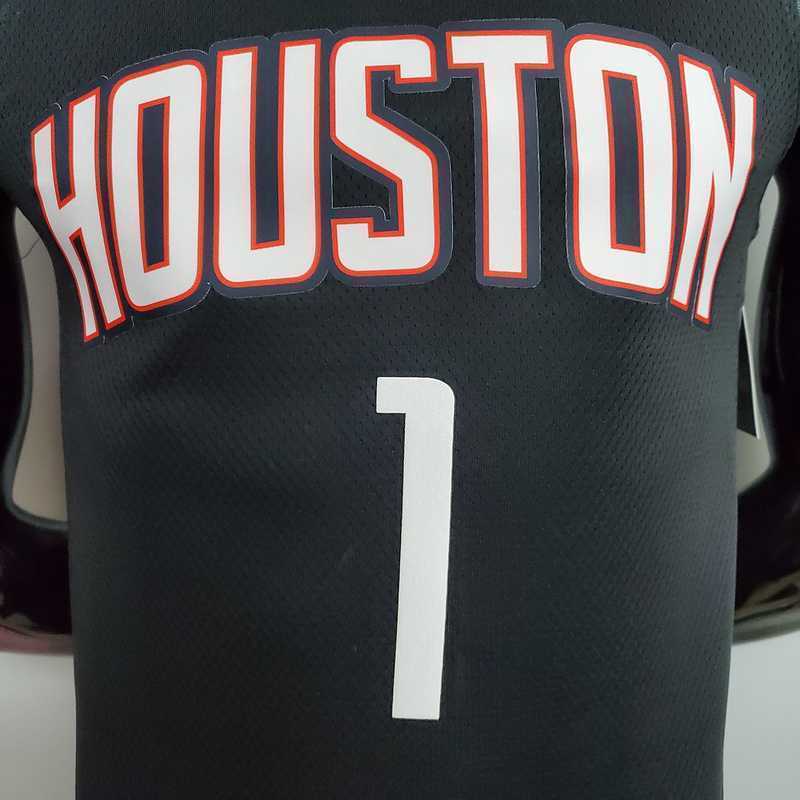 New Rockets Jordan McGrady#1 Theme Limited City Edition Black 4