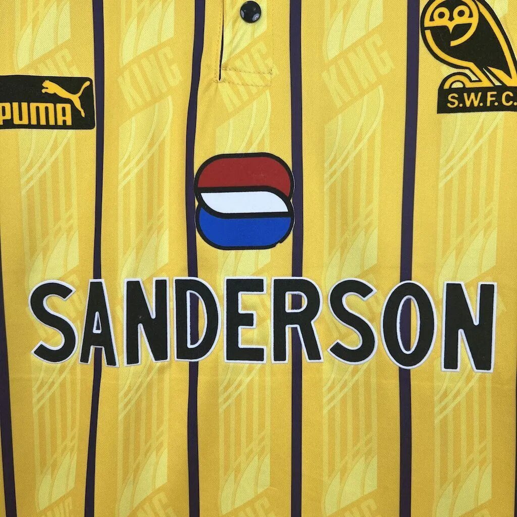 95-96 Sheffield Wednesday Away Retro Kit Vintage Shirt AAAAJersey Wholesale Yupoo 1