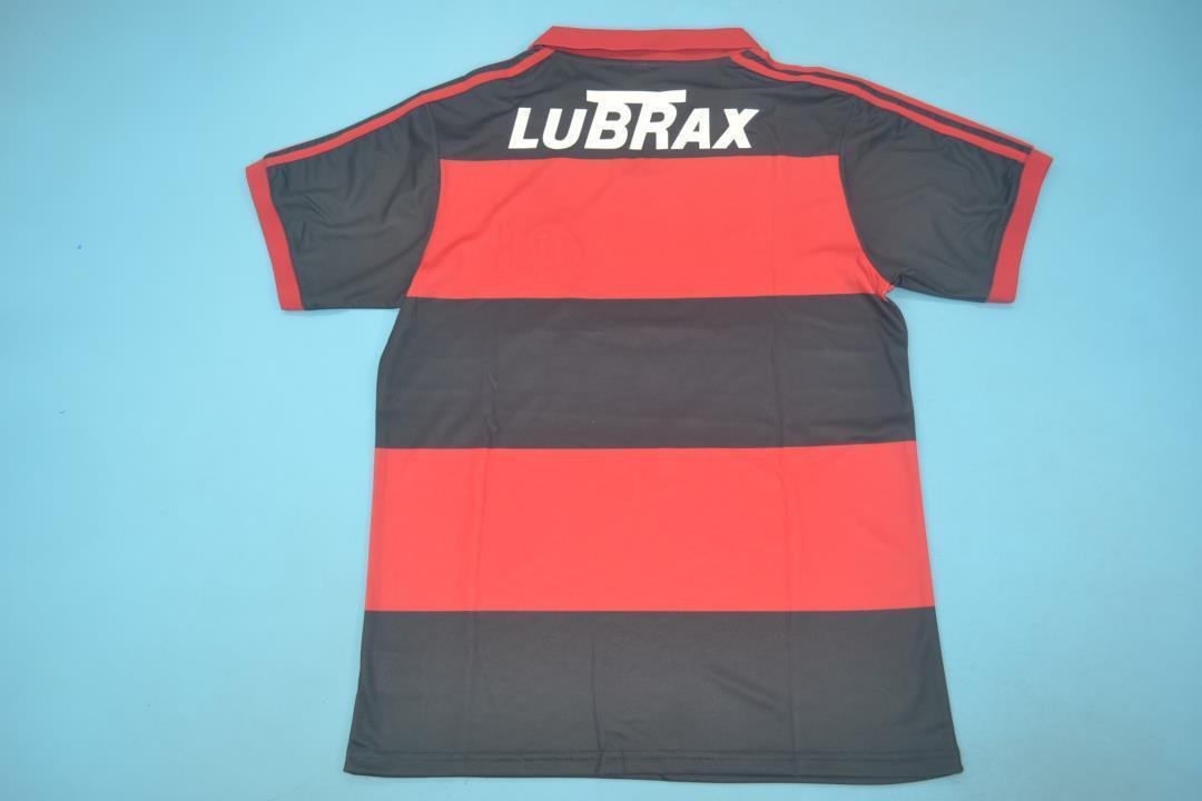 1990 Flamengo home red black 10