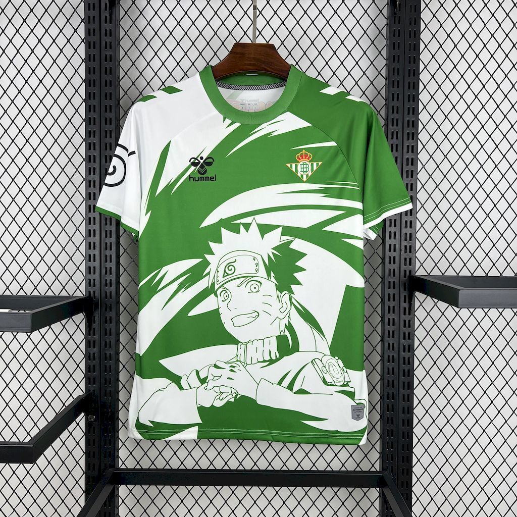 25-26 Real Betis x Naruto Special Edition Kit Football T-Shirt AAAAJersey Supply Yupoo