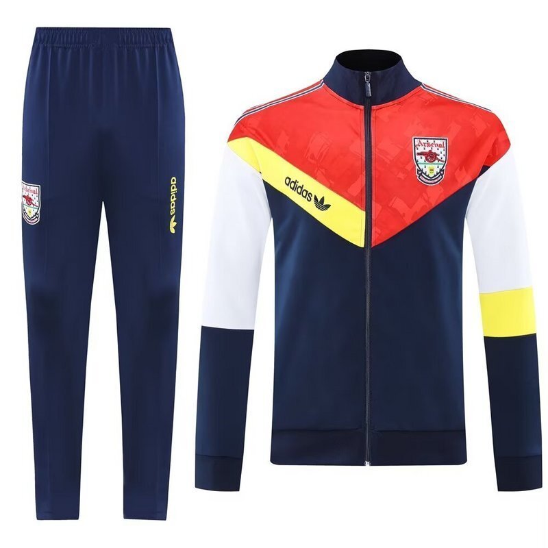25-26 Arsenal Retro Football Tracksuits Long Jacket Suits 3