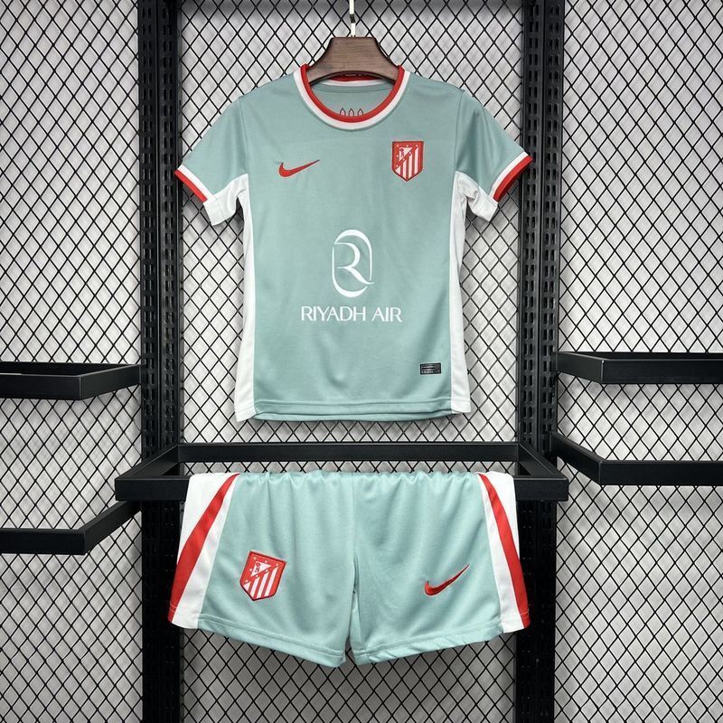 24-25 Atletico Madrid Away Kid Kit Youth Apparels Football AAAAJersey Yupoo
