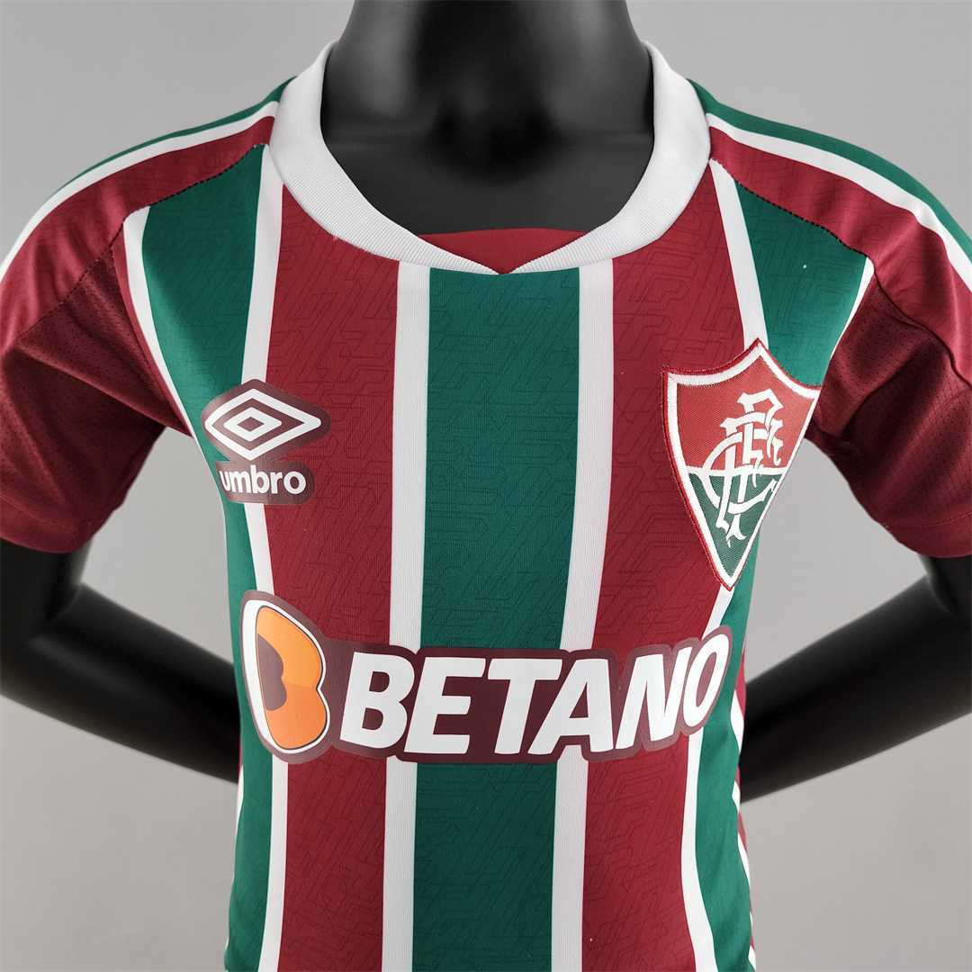 22-23 Fluminense home kids kit 8