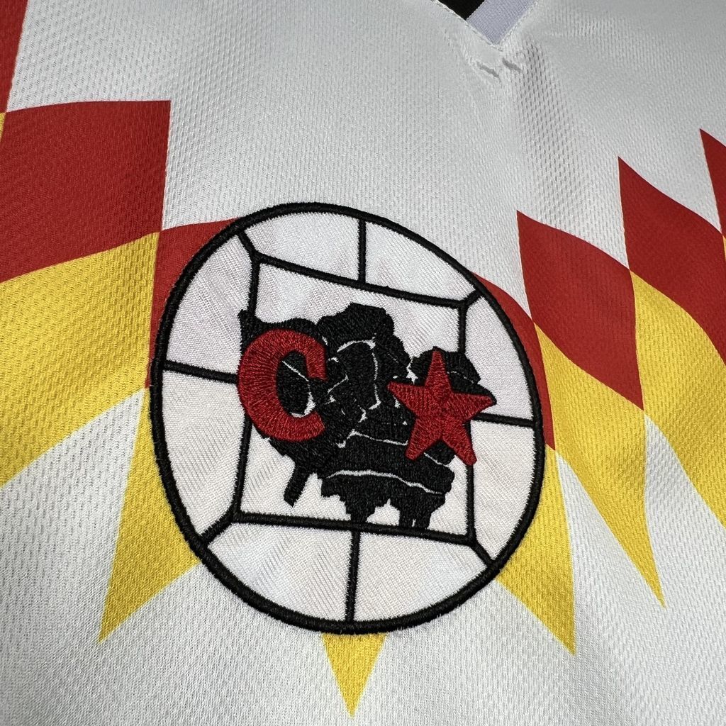95-96 Club America White Retro Corteiz Special Kit Vintage Shirt Soccer AAAAJersey Yupoo 2