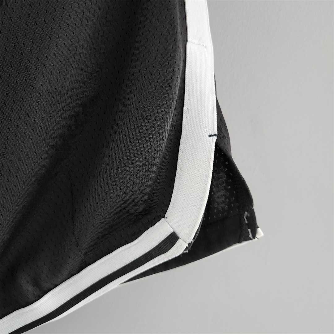 75th Anniversary Brooklyn Nets NBA Shorts Black 8