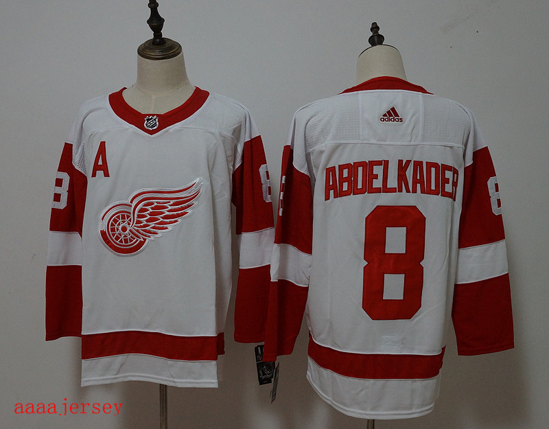Detroit Red Wings ice hockey jersey M-3XL 底特律红翼队冰球服 3