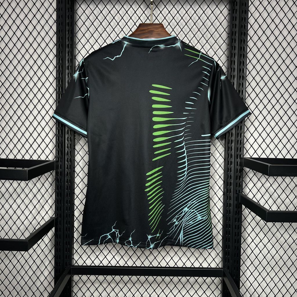 24-25 Real Madrid Green Jaguar Special Edition Kit Soccer Uniforms Soccer AAAAJersey Yupoo 3