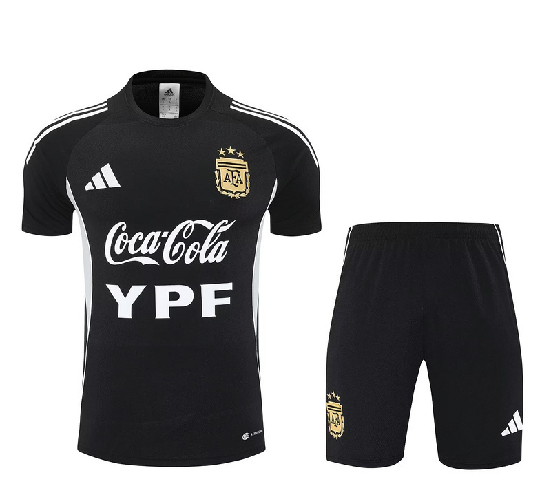 25-26 Argentina Black Training Kits Football Tracksuits