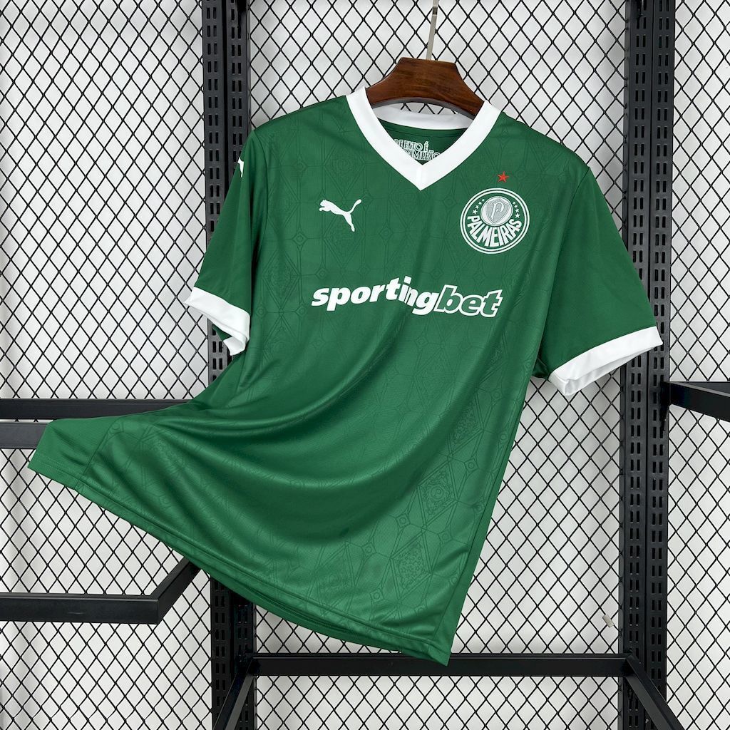 25-26 Palmeiras Home Kit Soccer T-Shirt AAAAJersey Dropship Yupoo
