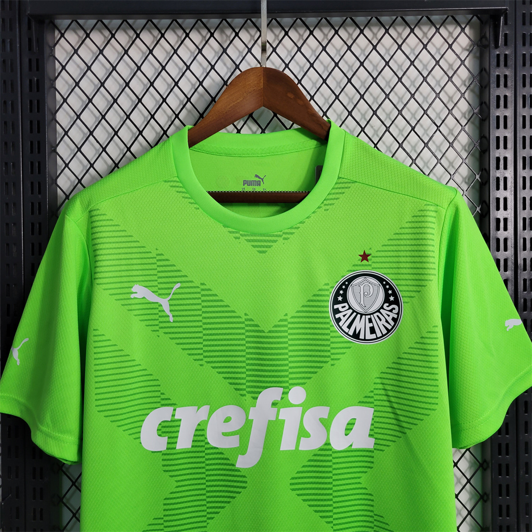 23-24 Palmeiras fluorescent green goalkeeper 4