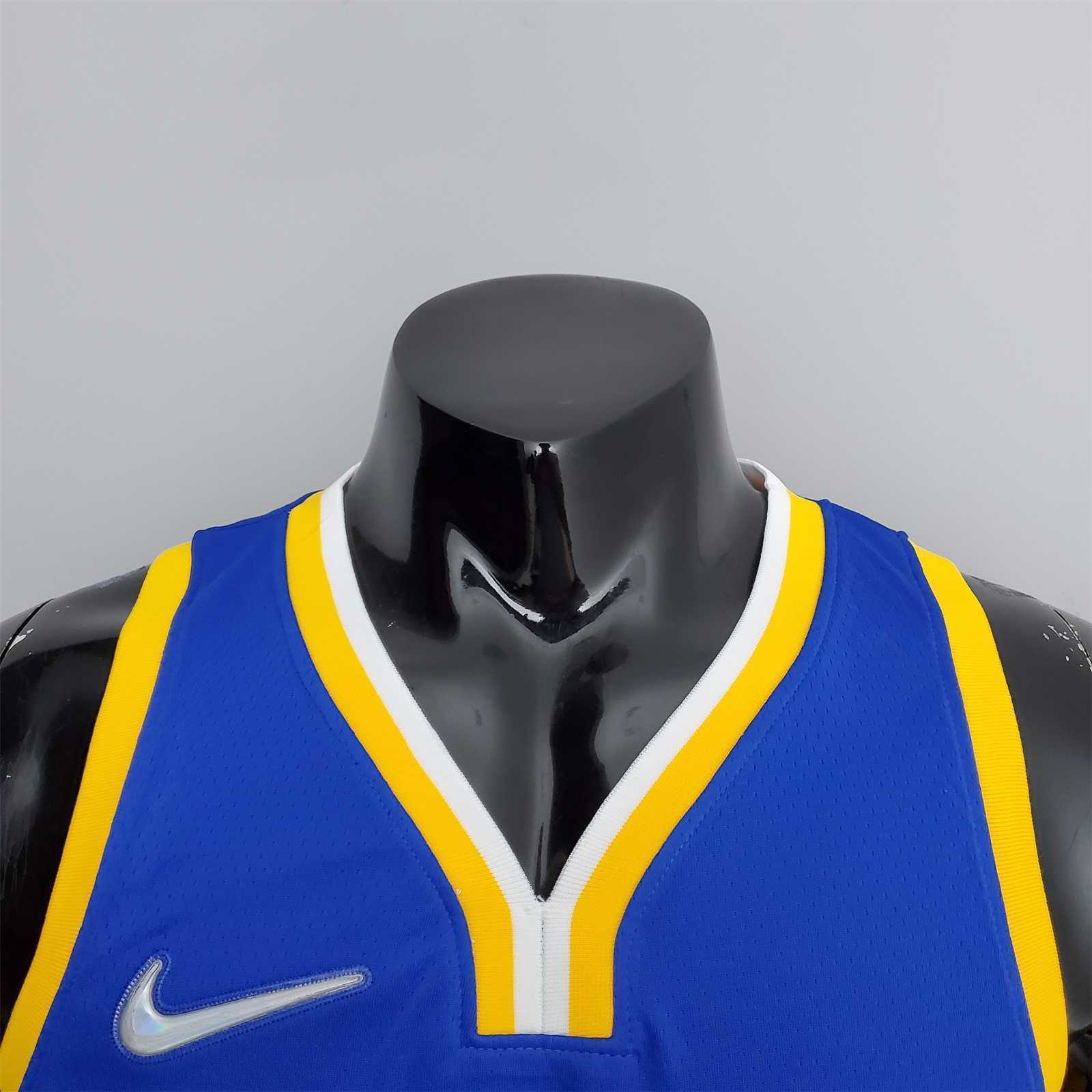 75th Anniversary Golden State Warriors Thompson #11 Mexico Edition Blue NBA Jersey 9