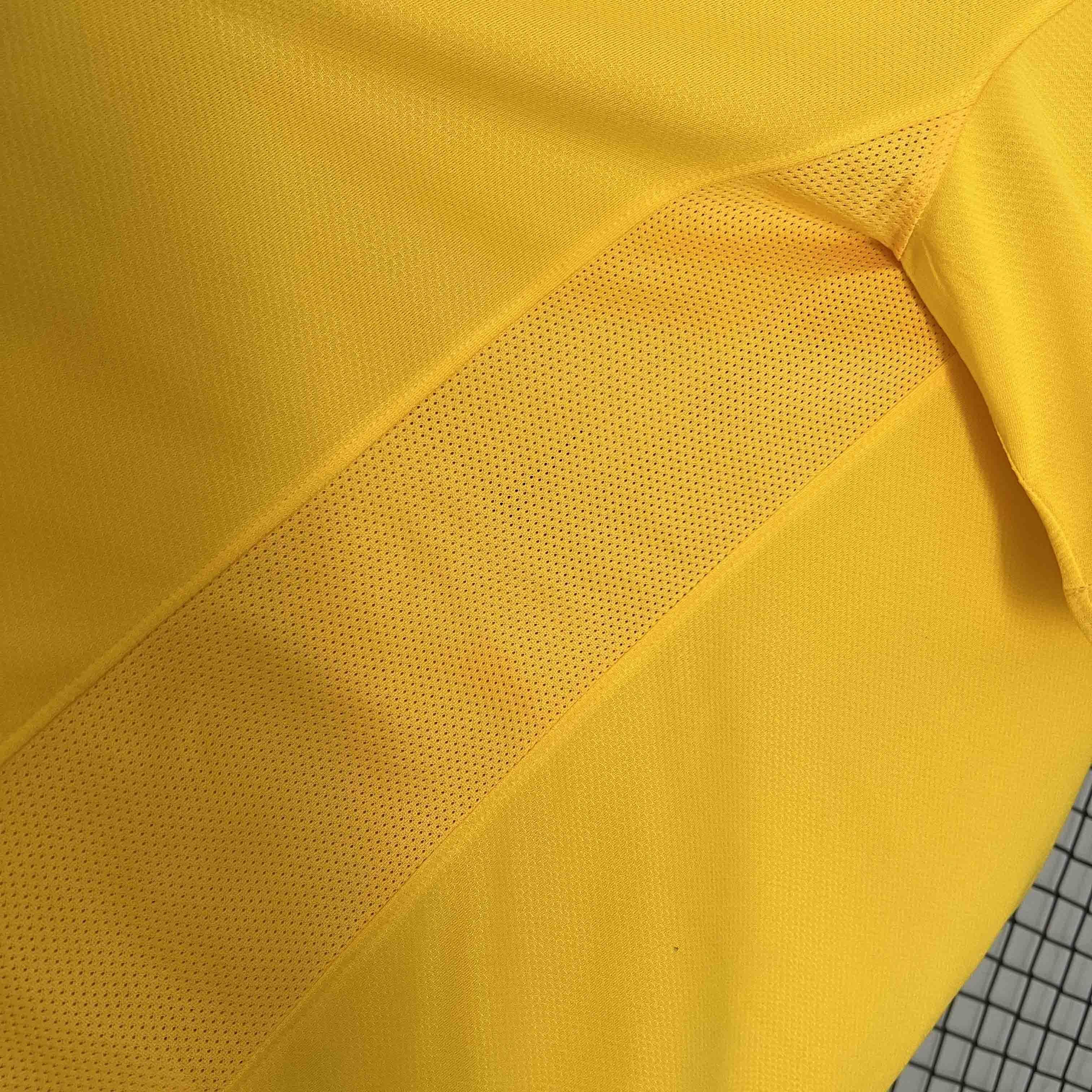 2010 Brazil Home Retro Kit Vintage Shirt Football AAAAJersey Supplier 6