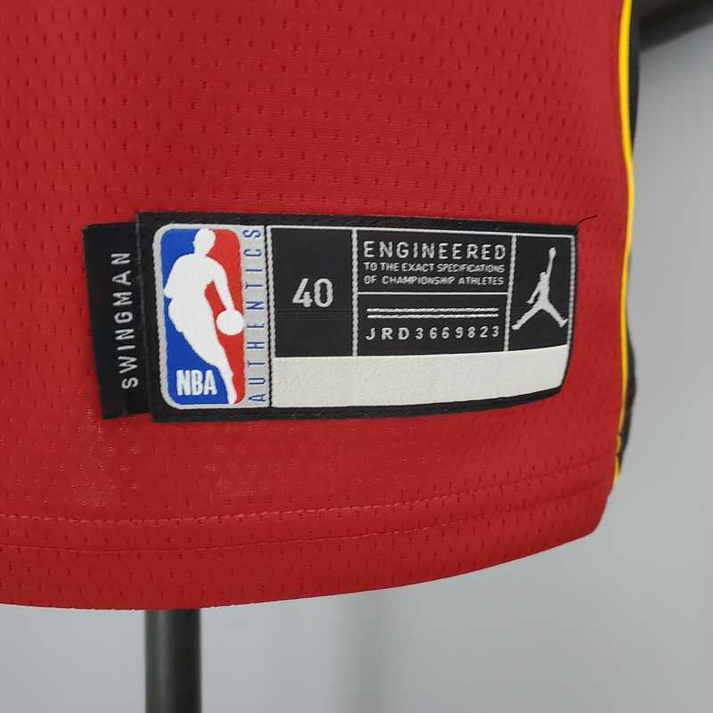 New Miami Heat Jordan OLADIPO#4 Burgundy 2