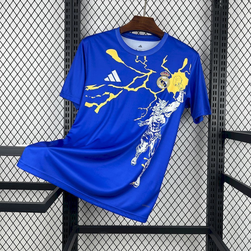 25-26 Real Madrid Pre-Match Football T-Shirt AAAAJersey Wholesale Yupoo