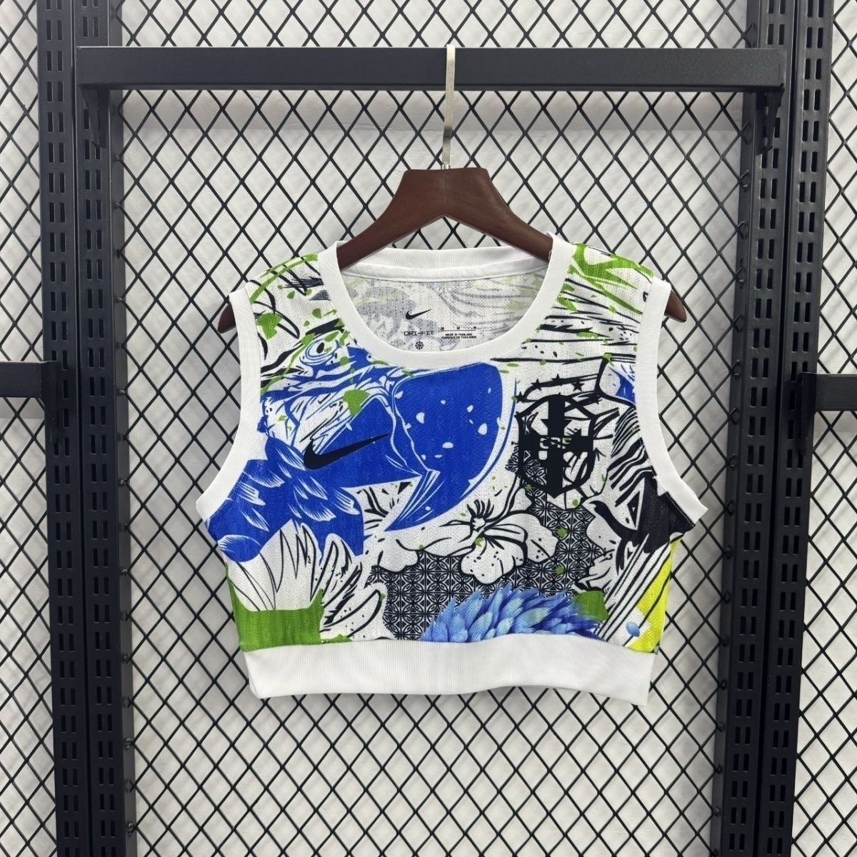 2025 Brazil Special Edition Women's Summer Kit Lady Vest Apparels AAAAJersey Supply Yupoo