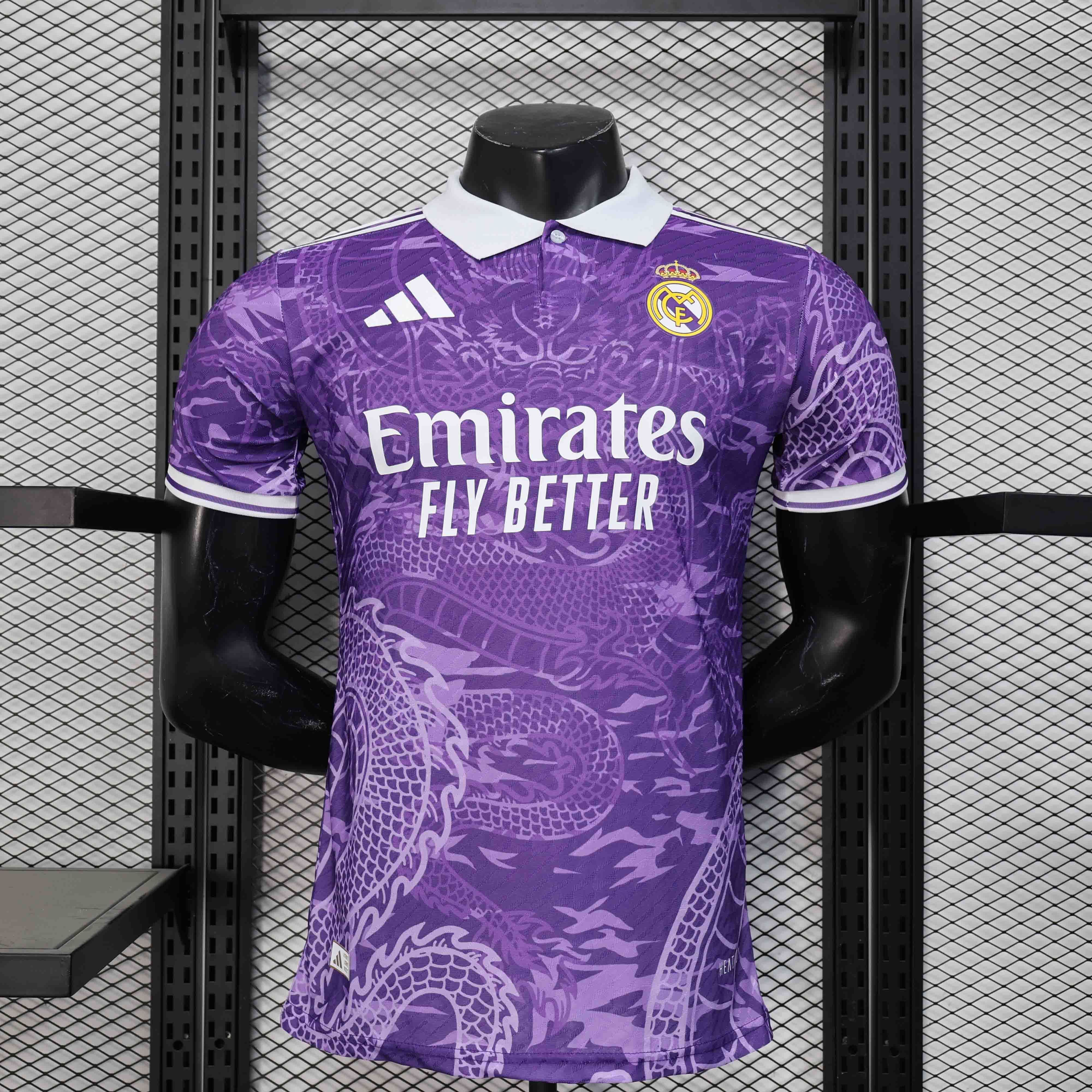 25-26 Real Madrid Purple Dragon Special Edition Kit Player Version Shirt AAAAJersey Dropship Yu