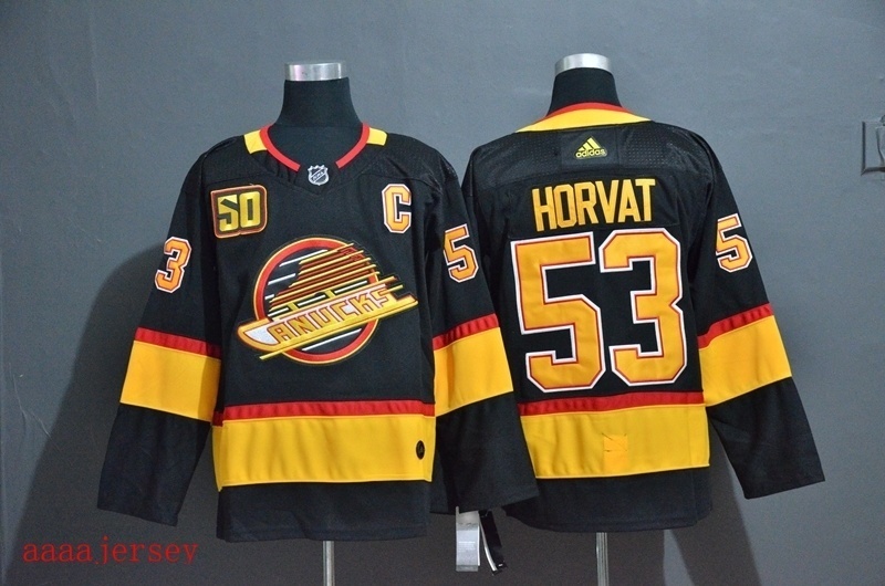 Vancouver Canucks ice hockey jersey M-3XL 温哥华加人队冰球服 1
