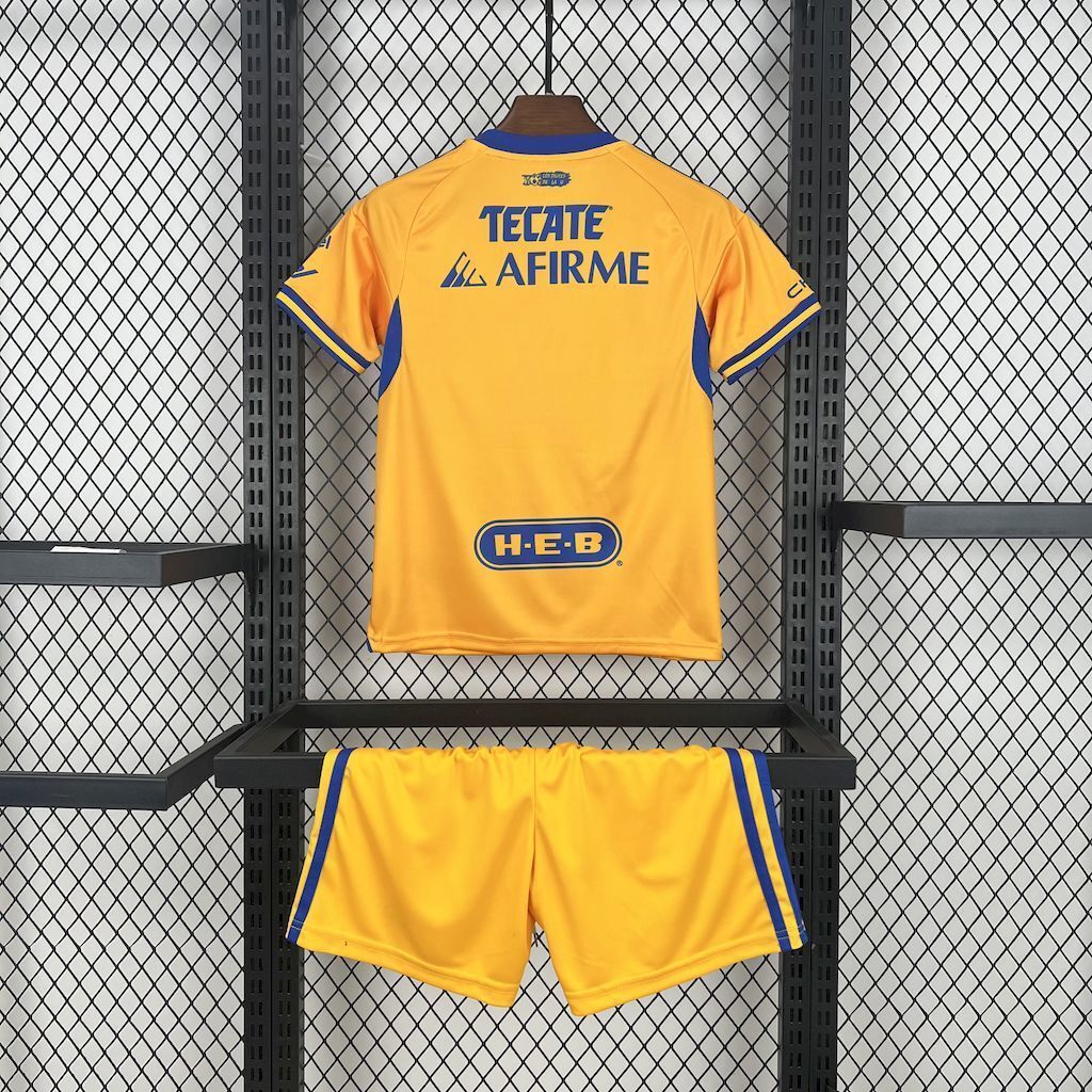 25-26 Tigres UANL Home Kid Kits Youth Apparels AAAAJersey Wholesale Yupoo 16-28 6