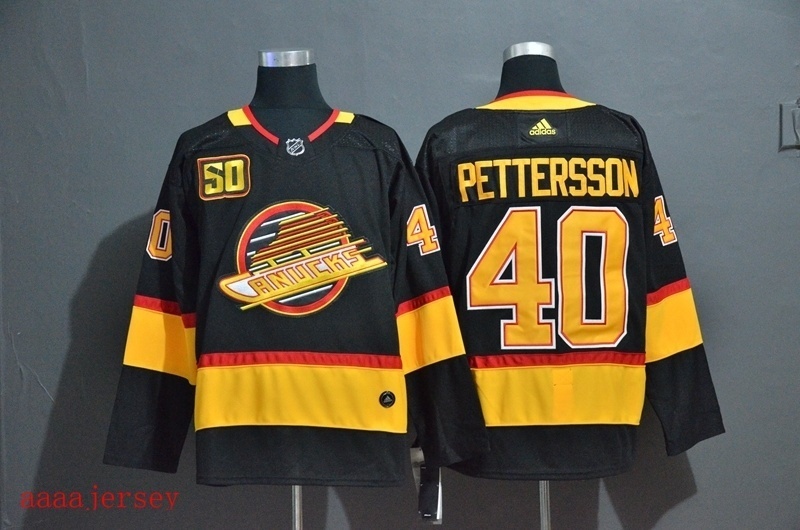 Vancouver Canucks ice hockey jersey M-3XL 温哥华加人队冰球服 2