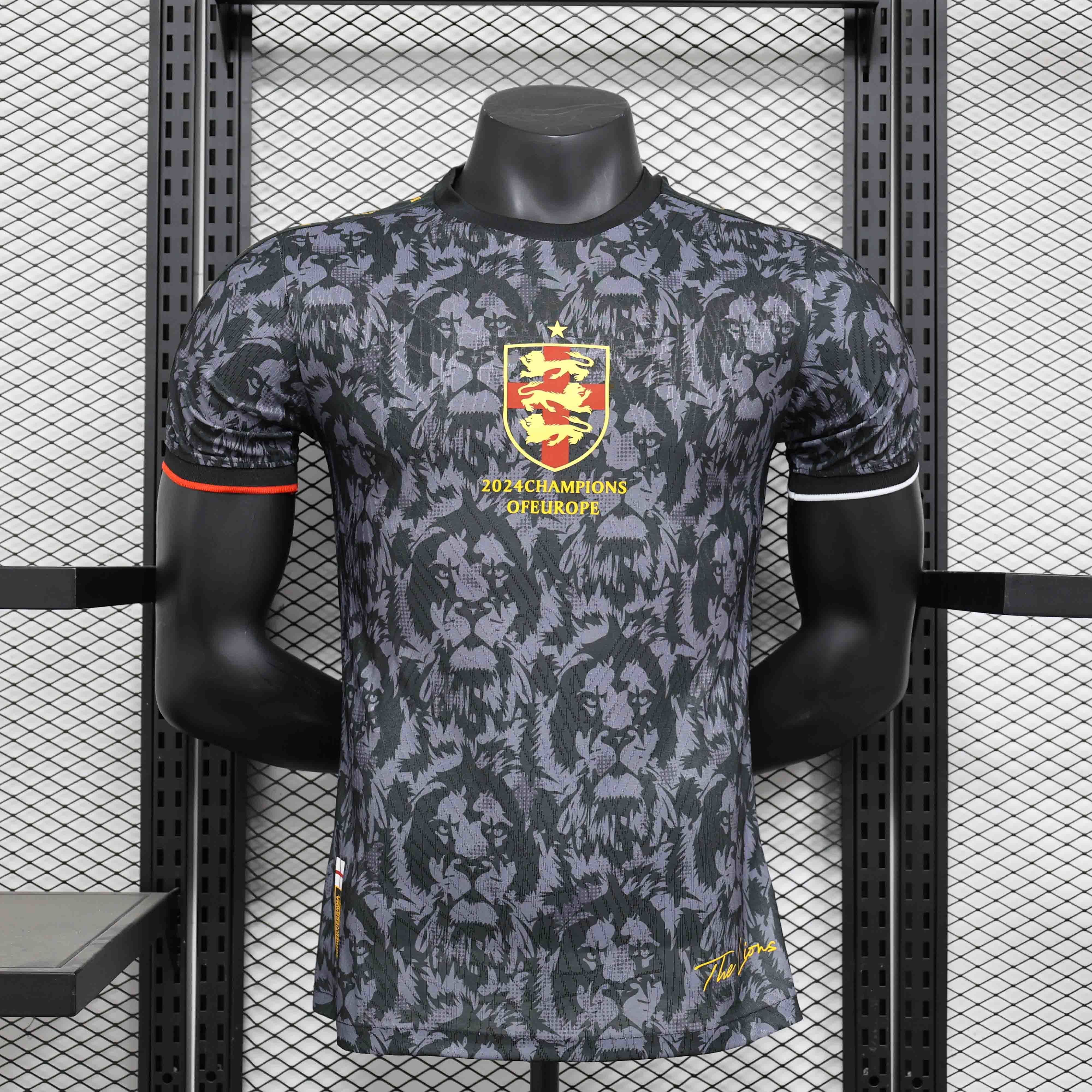 2024 England Grey Lion Special Edition Player Version Shirt AAAAJersey Supplier Yupoo