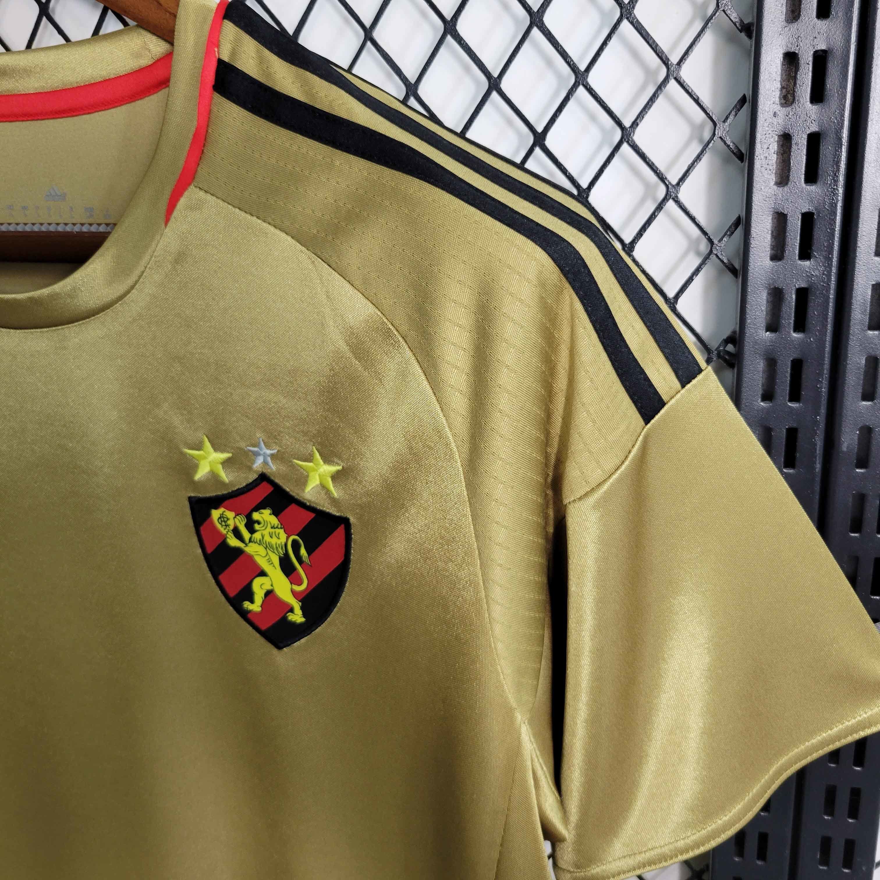 16-17 Retro Sport Recife Gold S-XXL Soccer Jerseys 5