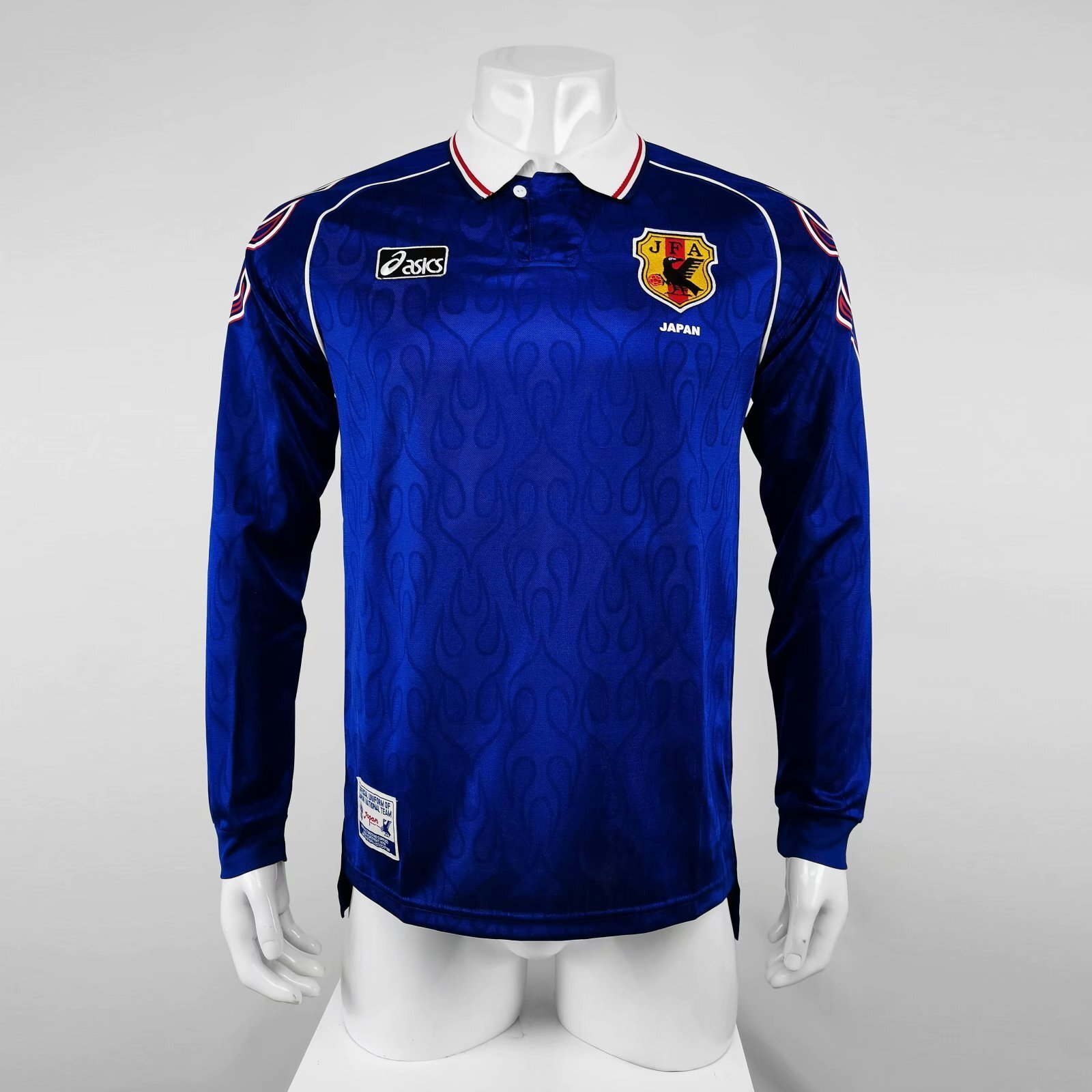 1998 Japan home blue long sleeve 6