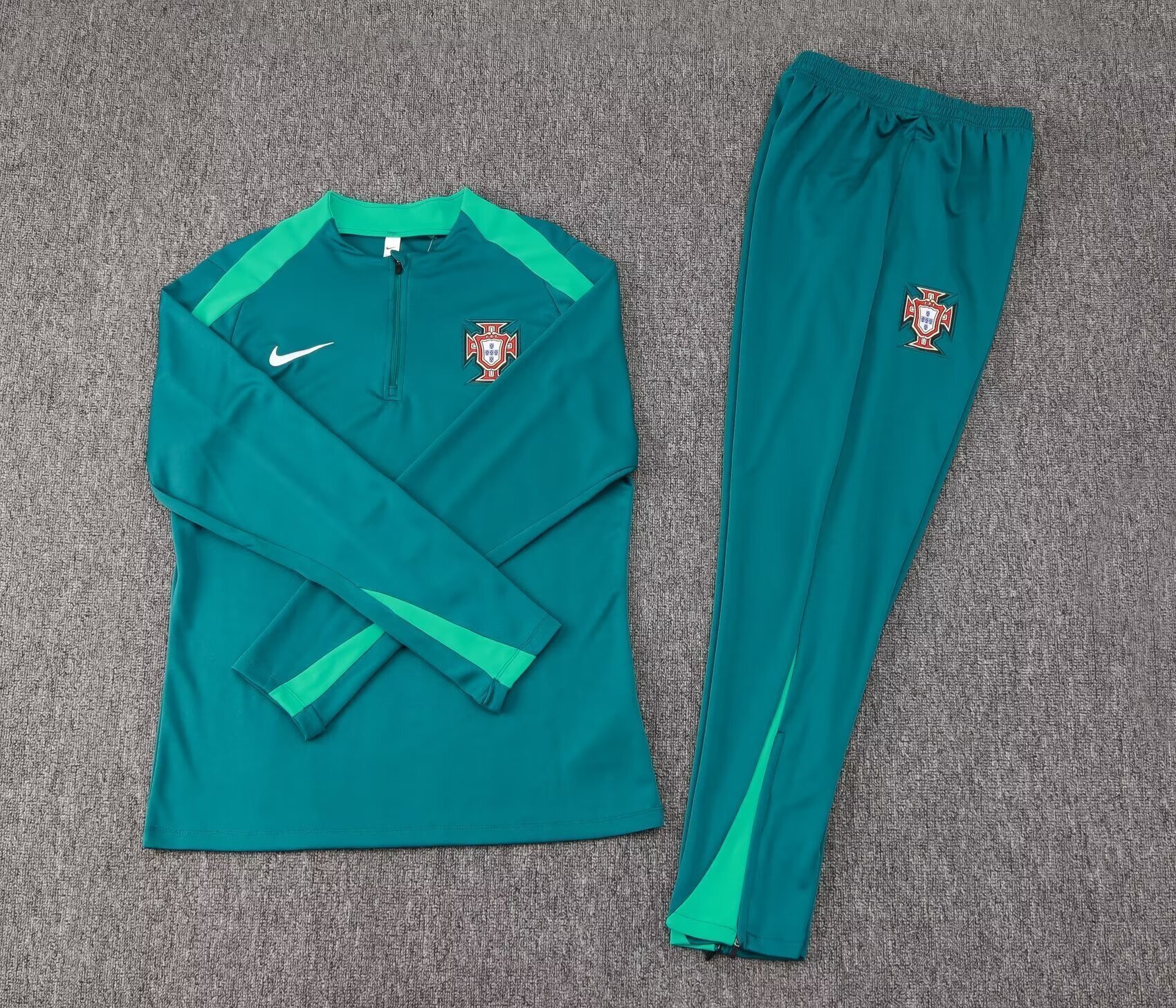2024 Portugal Long Sleeve Training Suit Football Shirts 1