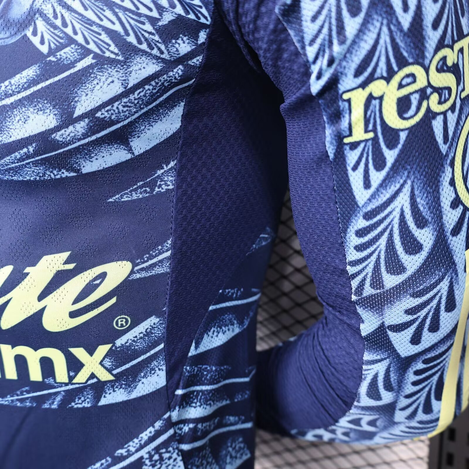 25-26 Club America Away Long Sleeve Kit Player Version Shirt Sino AAAAJersey Dropship Yupoo 4