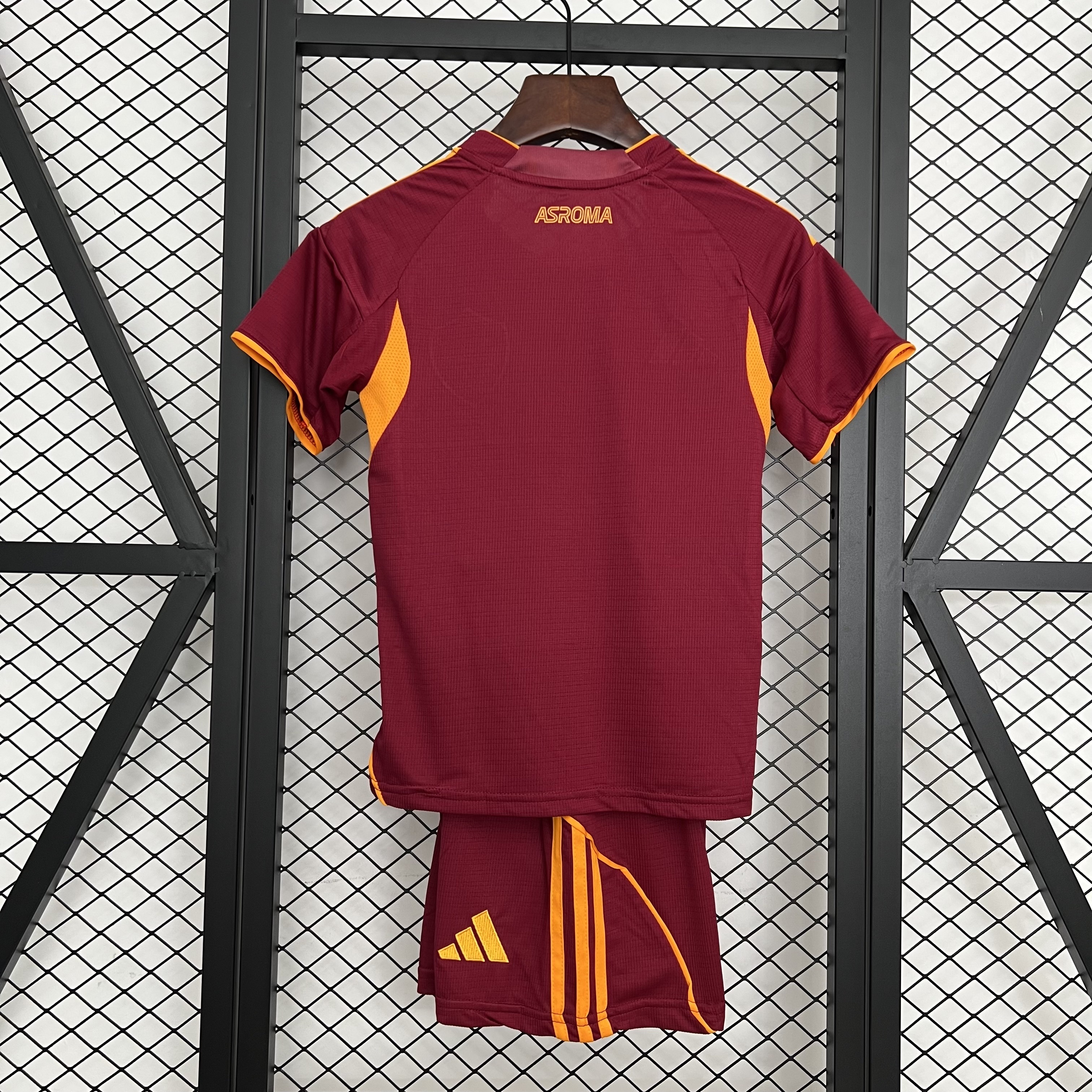 25-26 Roma Home Kids Kit Football Youth Apparels Sport AAAAJersey Supply Yupoo 2