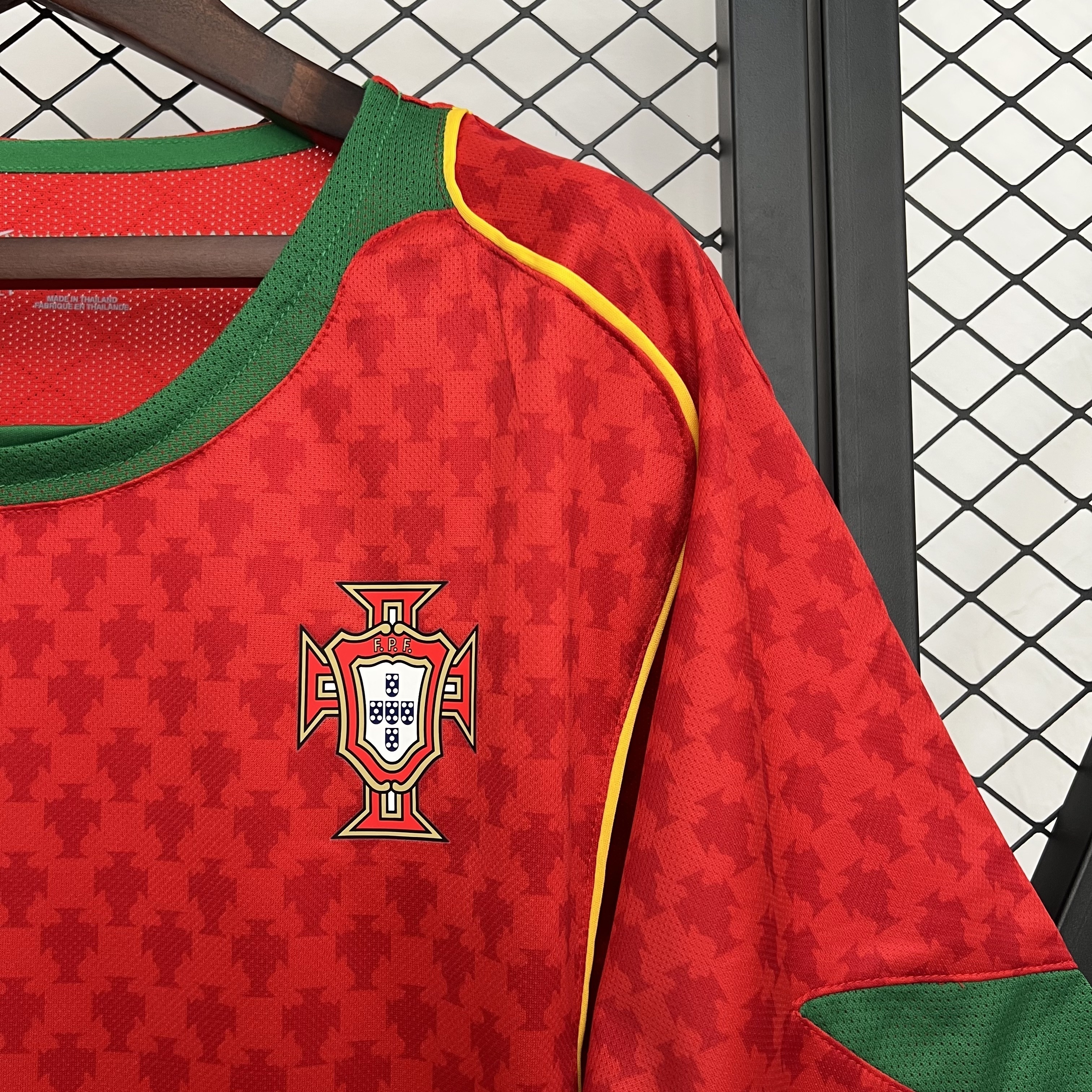 2004 Retro Portugal home Kit Vintage Shirt Football AAAAJersey Supply Yupoo 4
