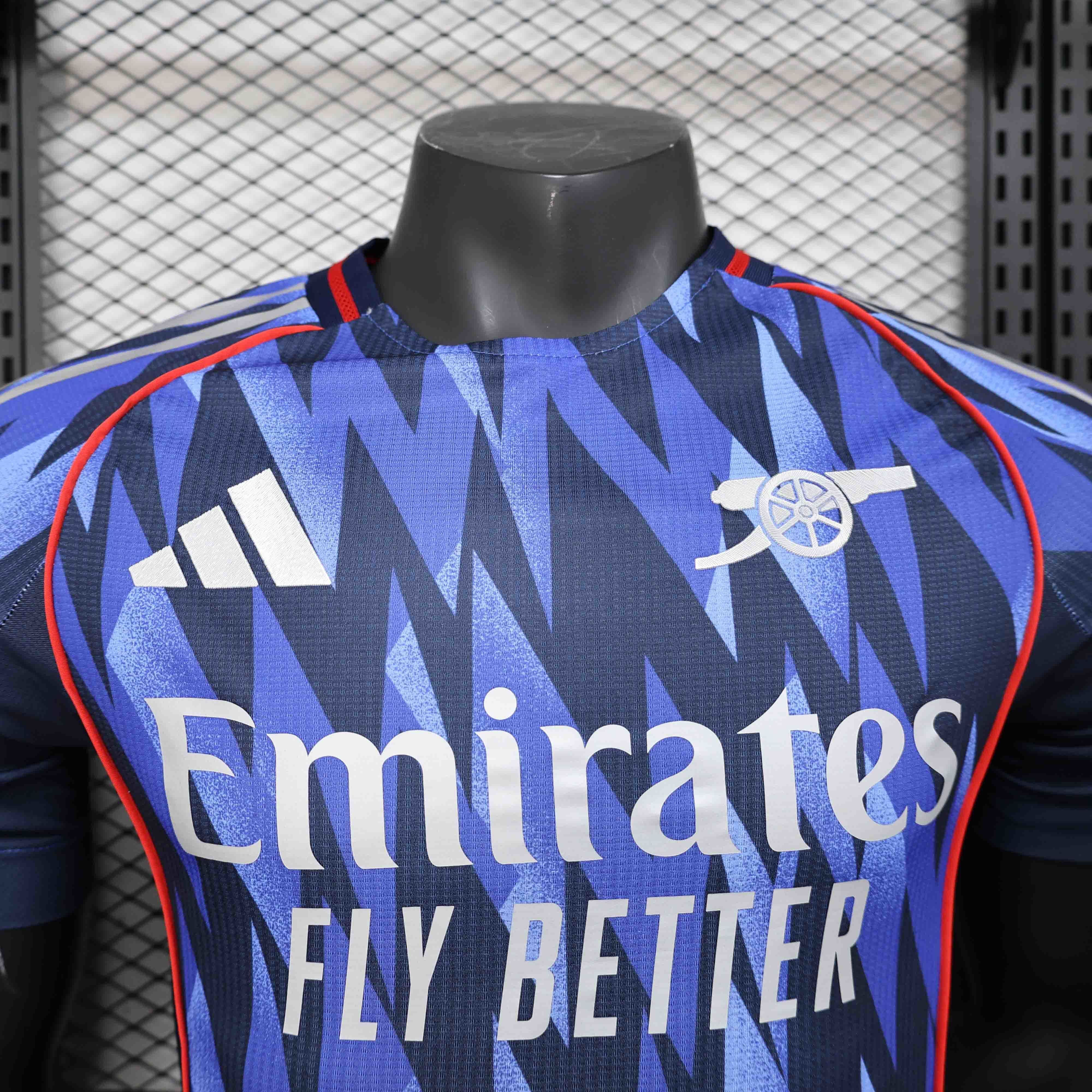 25-26 Arsenal Away Blue Kit Player Version Shirt AAAAJersey Supplier Yupoo 1