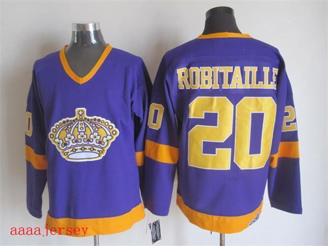 Los Angeles Kings retro ice hockey jersey M-3XL 洛杉矶国王队复古冰球服 3