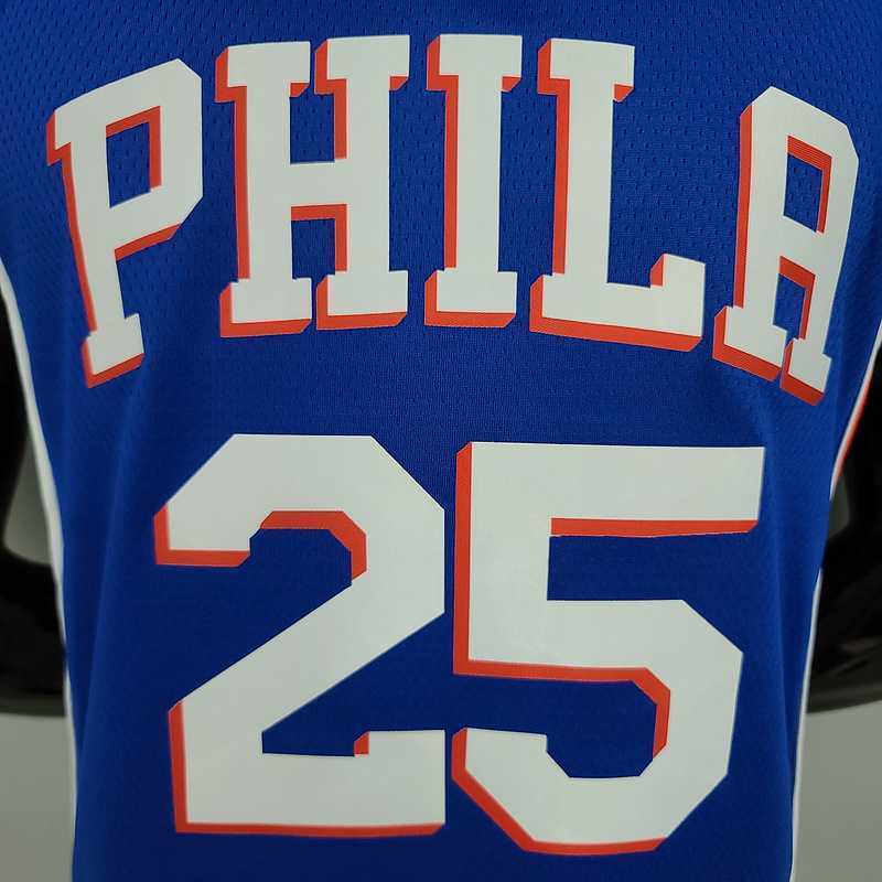 SIMMONS#25 Detroit Pistons blue 8