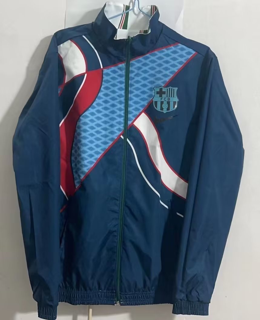 23-24 Barcelona Both Windbreaker Jackets Yupoo