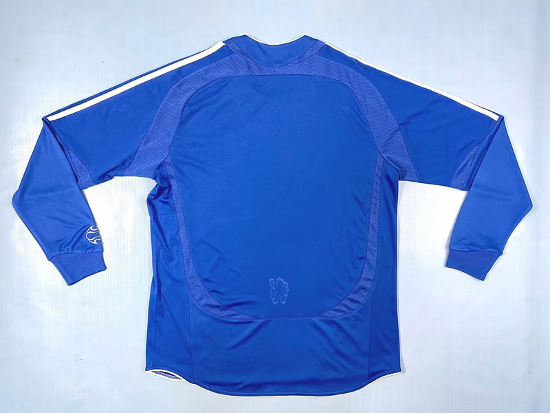06-07 Chelsea Home Retro Long Sleeve Kit Vintage Shirt Soccer AAAAJersey Yupoo 2